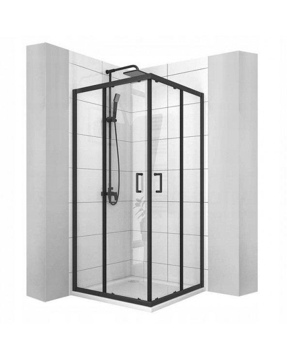 KABINA PRYSZNICOWA VITO 80x80 CZARNA KABINA PRYSZNICOWA VITO 80x80 CZARNA