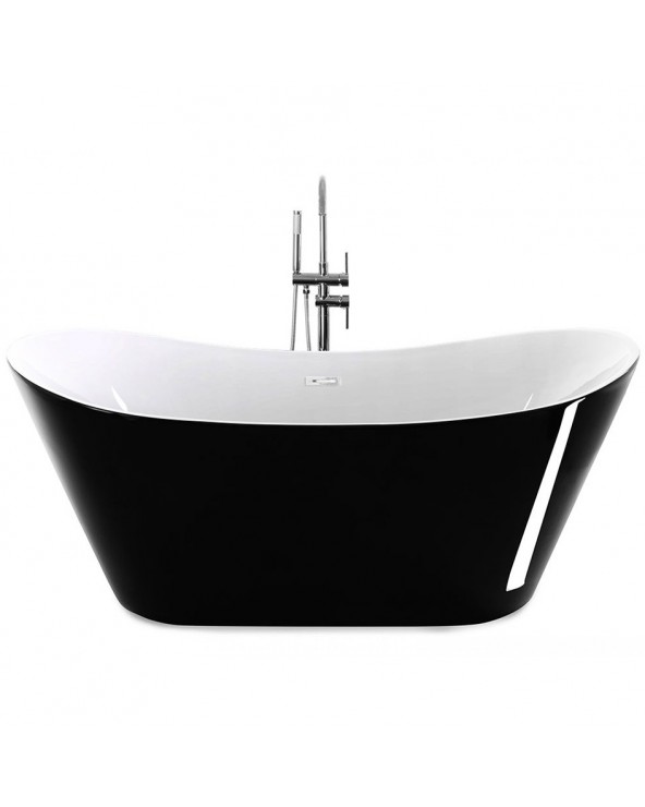 WANNA WOLNOSTOJĄCA LOTUS CZARNO-BIAŁA WANNA WOLNOSTOJĄCA LOTUS CZARNO-BIAŁA